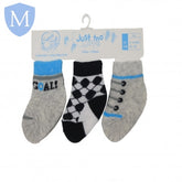Baby Boys Socks - Football (24JTC8958) (Baby Socks) Just Too Cute